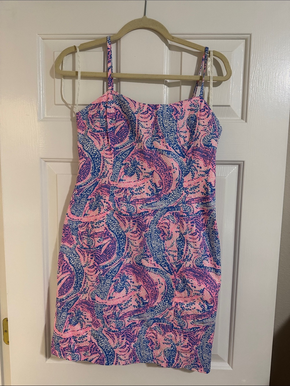 Lilly Pulitzer Pink & Blue Printed Mini Dress